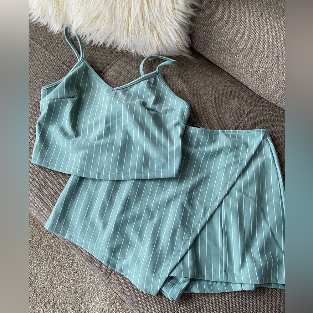 Crop Top and skort set